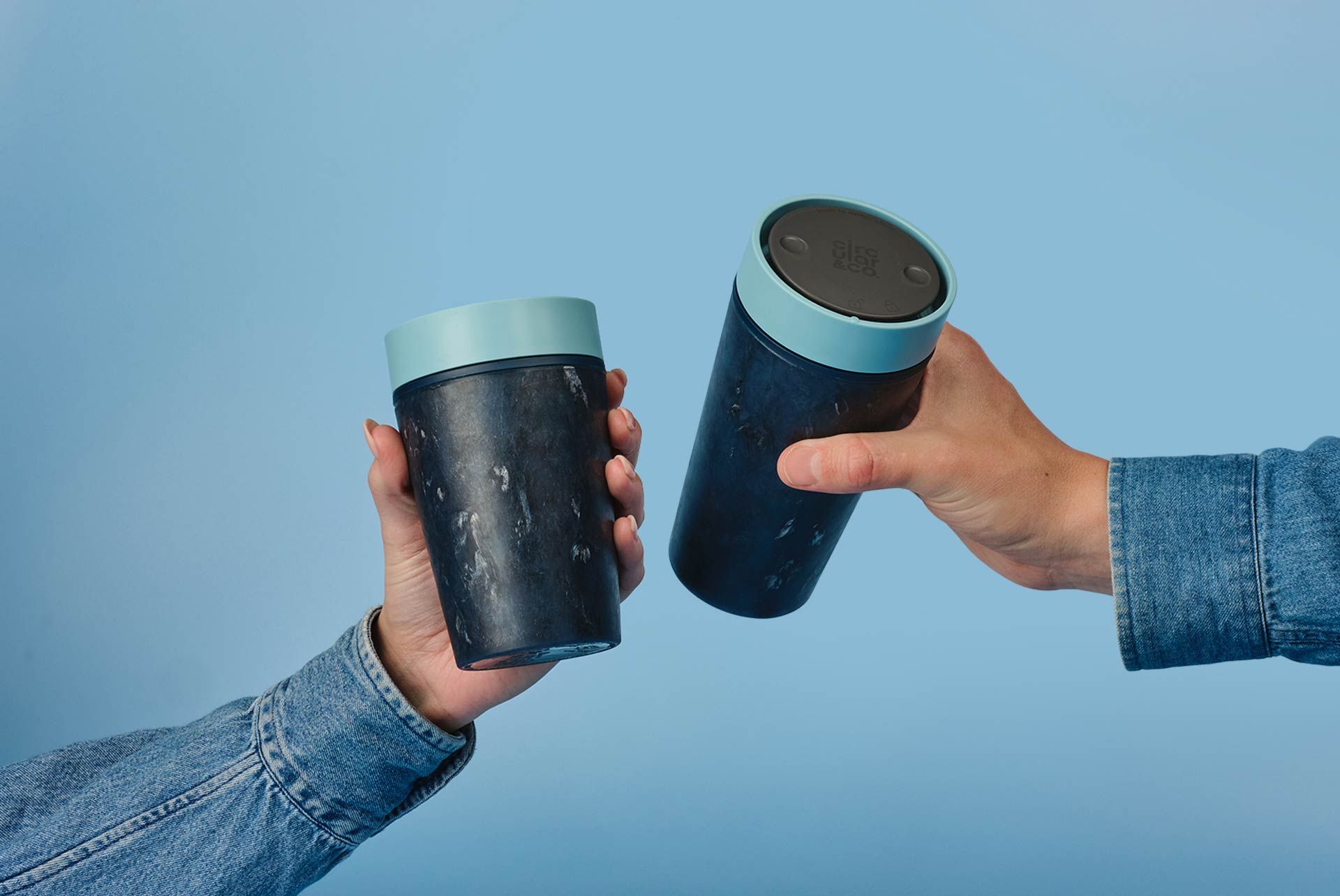 100% recyclable coffee cup