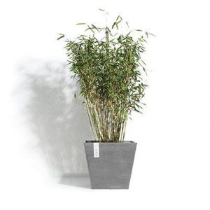 ECOPOTS Rotterdam square planter Grey