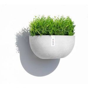 ECOPOTS Sofia Wall hanging flower pot White