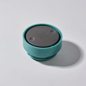 blue reusable cup lid