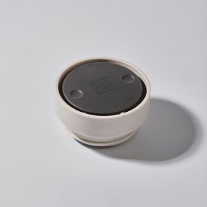 cream reusable cup lid