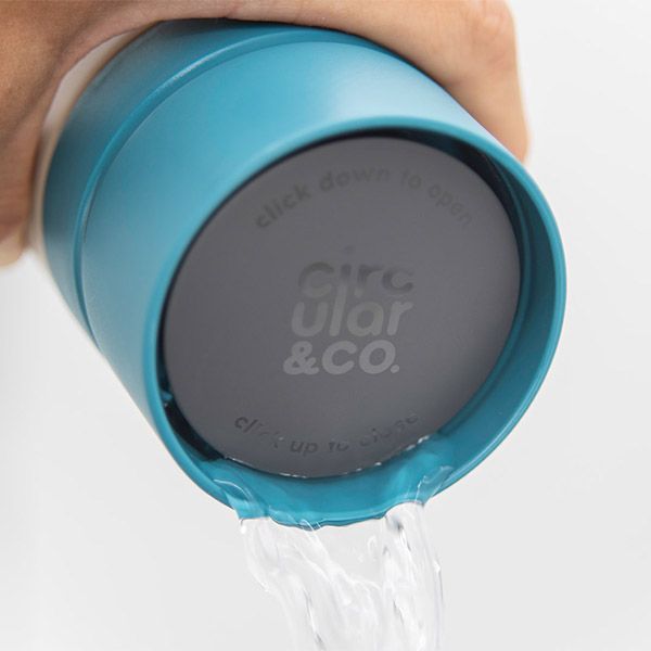 Circular Reusable Water Bottle Leakproof