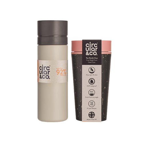 Reusable Essentials | Eco Travel Coffee Cup & Water Bottle | Circular&Co.