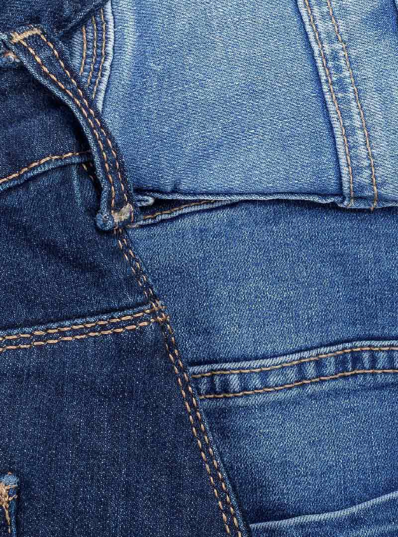 denim jeans zoomed in