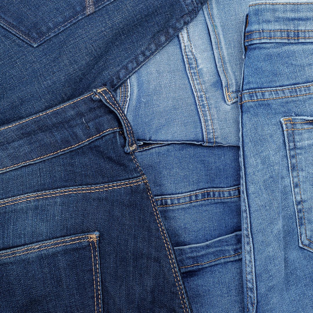 zoomed in demin jeans
