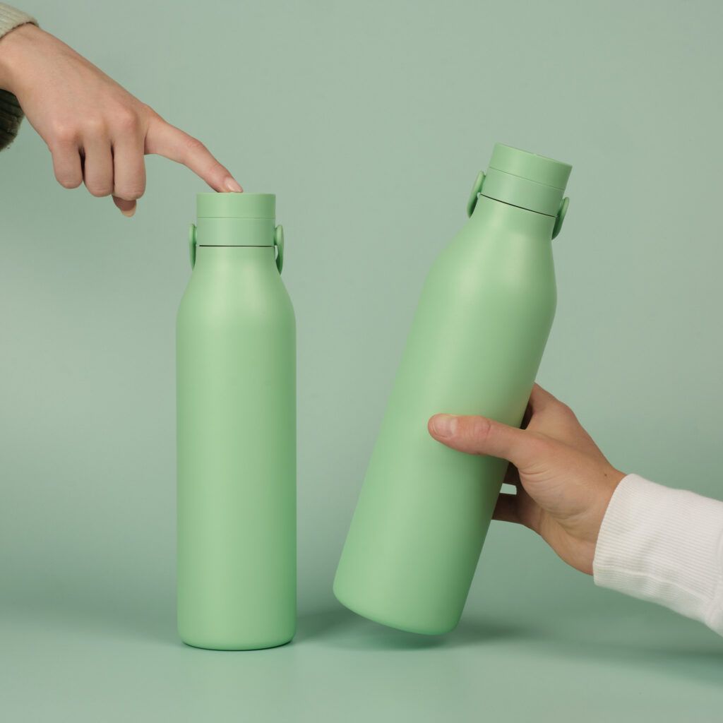 Circular&Co Reusable Stainless Steel Water Bottle Seaglass Green