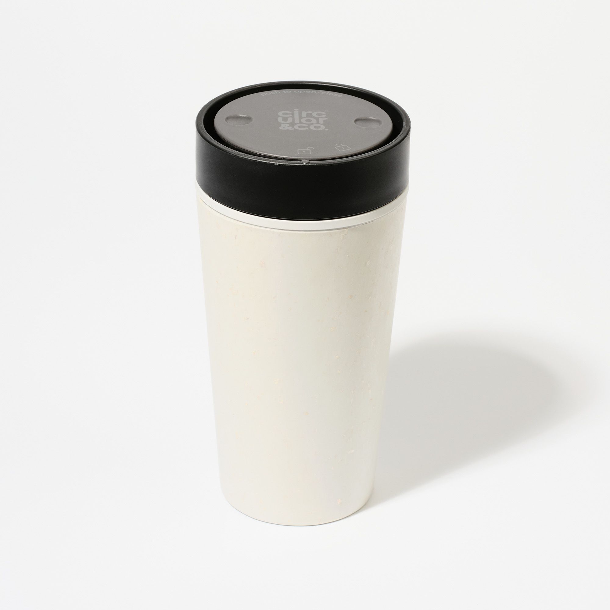 Circular&Co Reusable Coffee Cup Made From Paper Cups Chalk & Ink Black