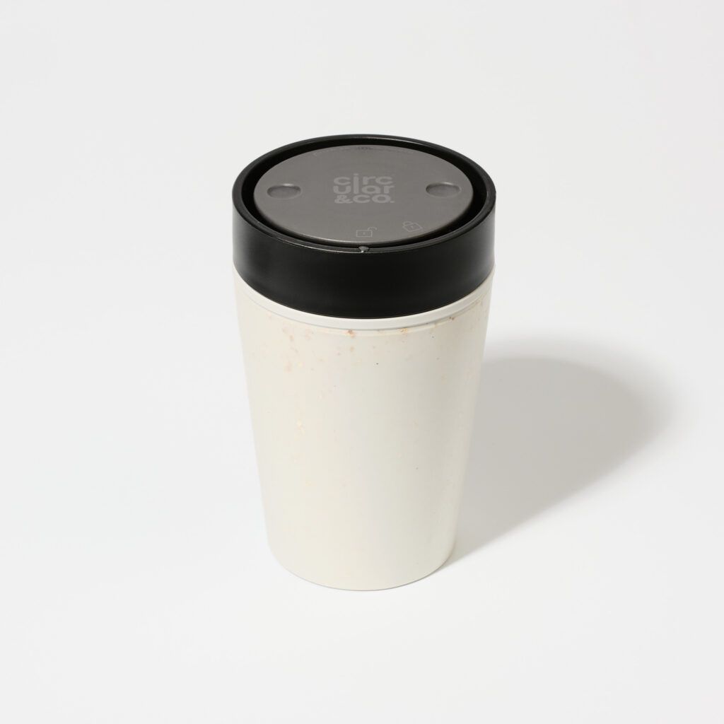 Circular&Co Reusable Coffee Cup Made From Paper Cups Chalk & Ink Black