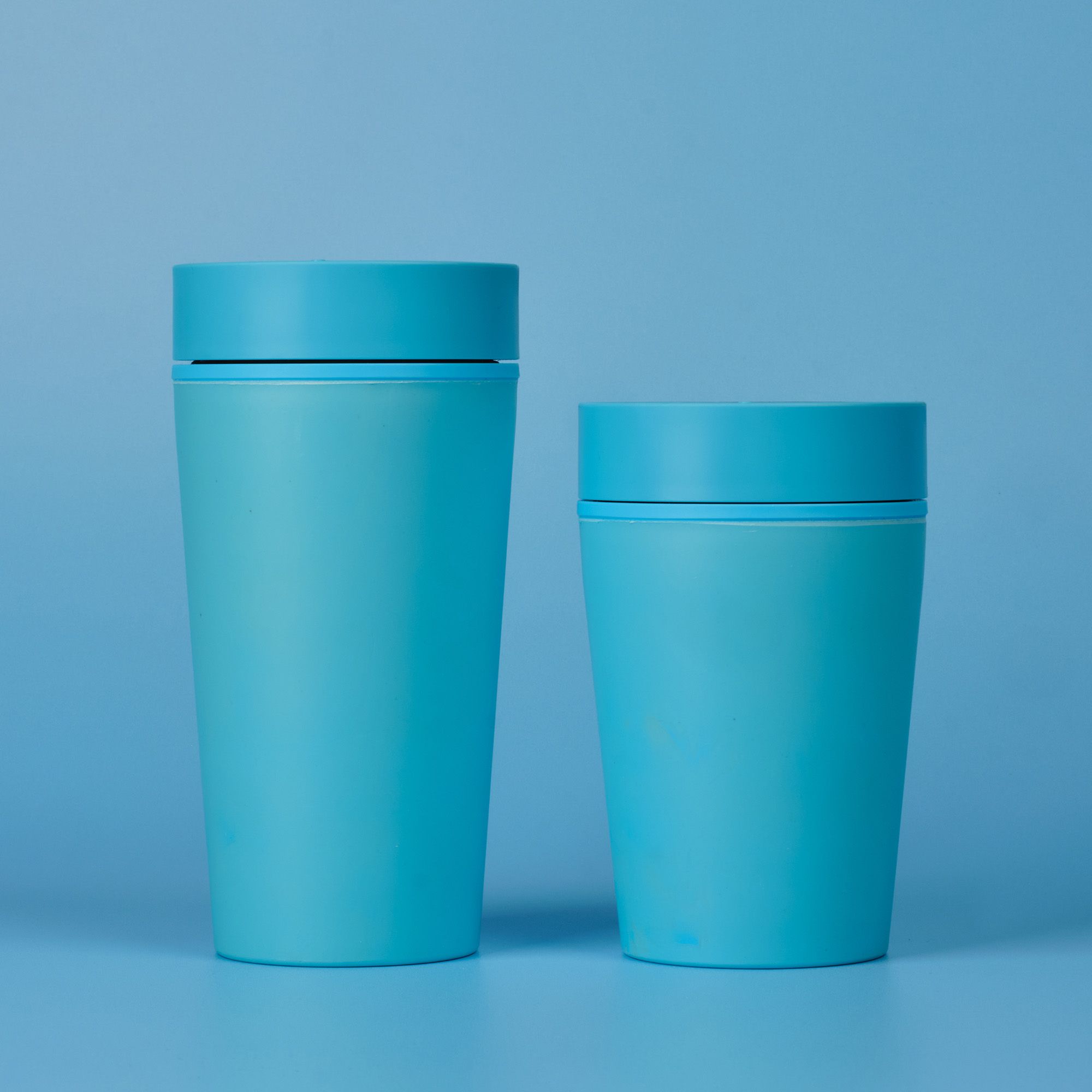 Circular&Co Reusable Coffee Cup Made From Recycled Bubblegum Sky Blue