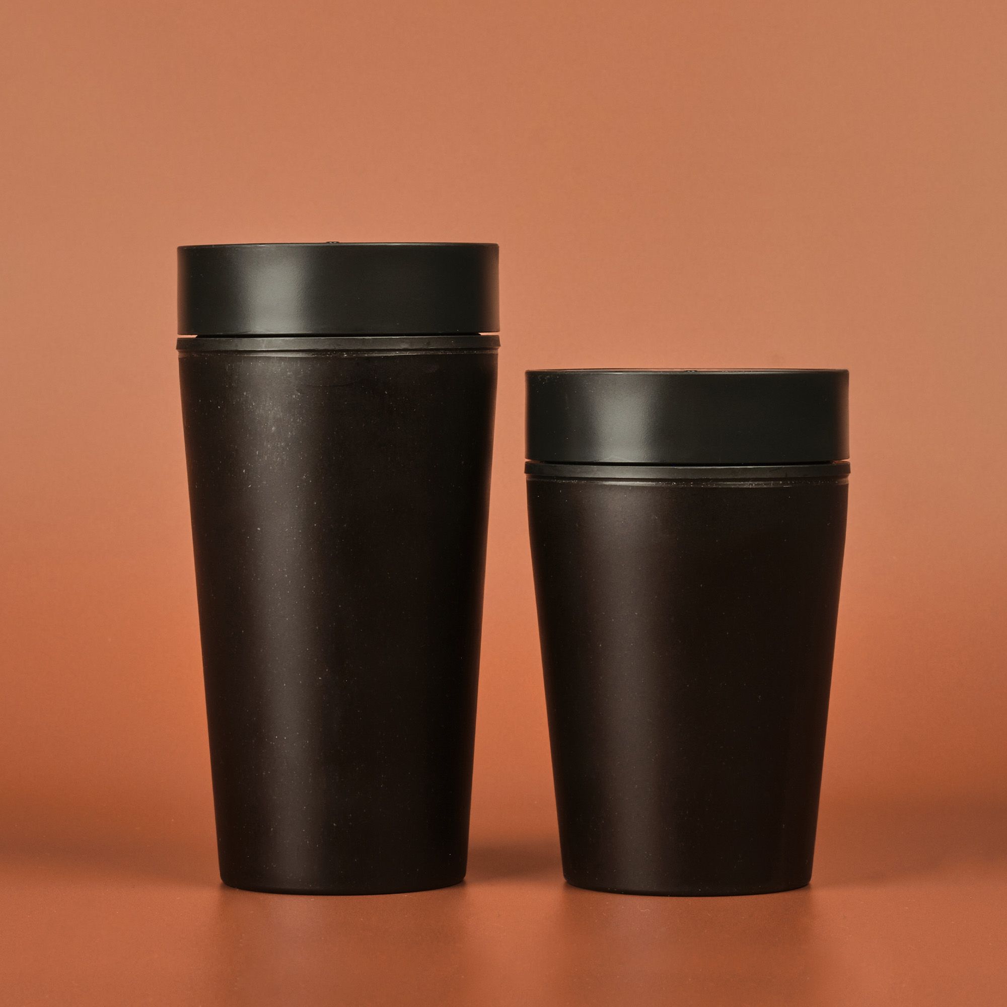 Circular&Co Reusable Coffee Cup Made From Recycled Coffee Waste Espresso Black