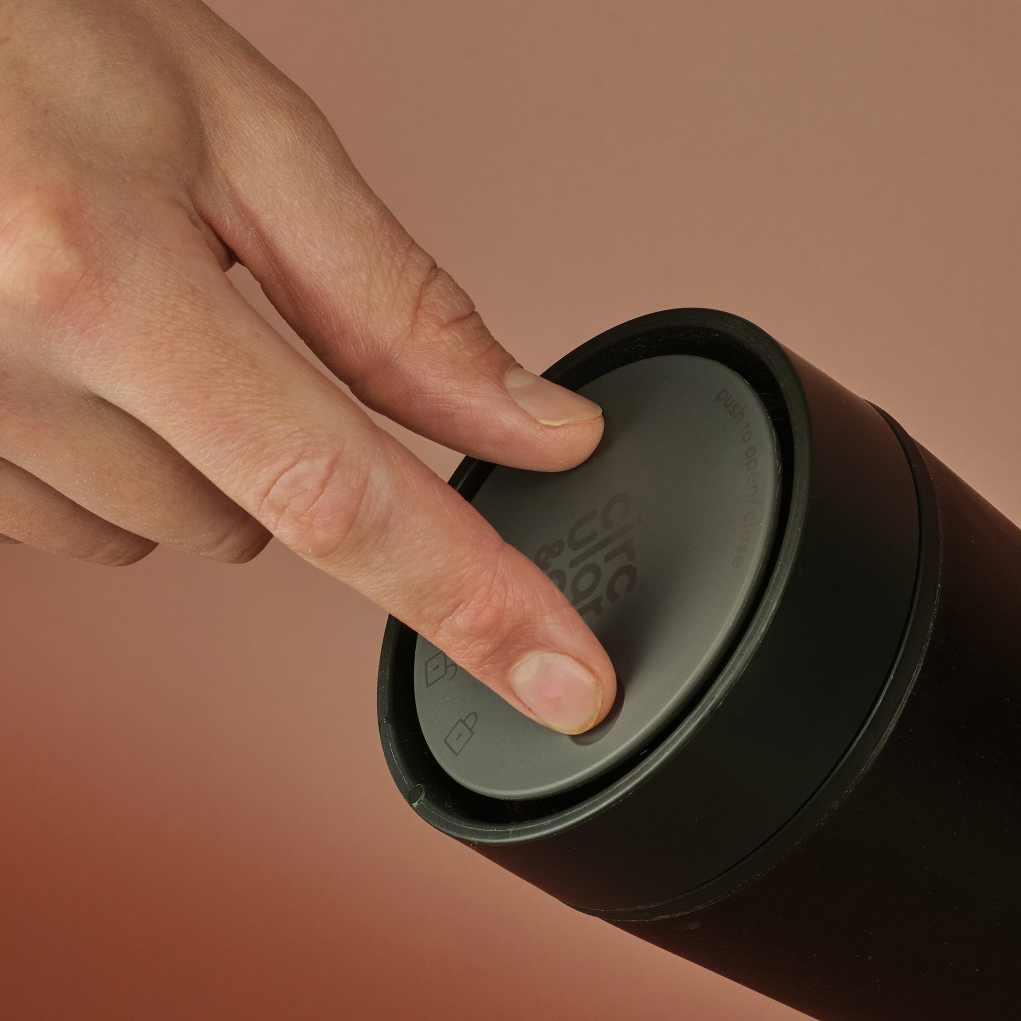 Circular&Co Reusable Coffee Cup Made From Recycled Coffee Waste Espresso Black