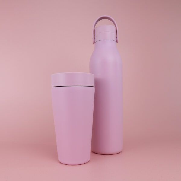 Circular&Co Stainless Steel Water Bottle & Travel Cup Duo – 750ml Bottle & 12oz Cup