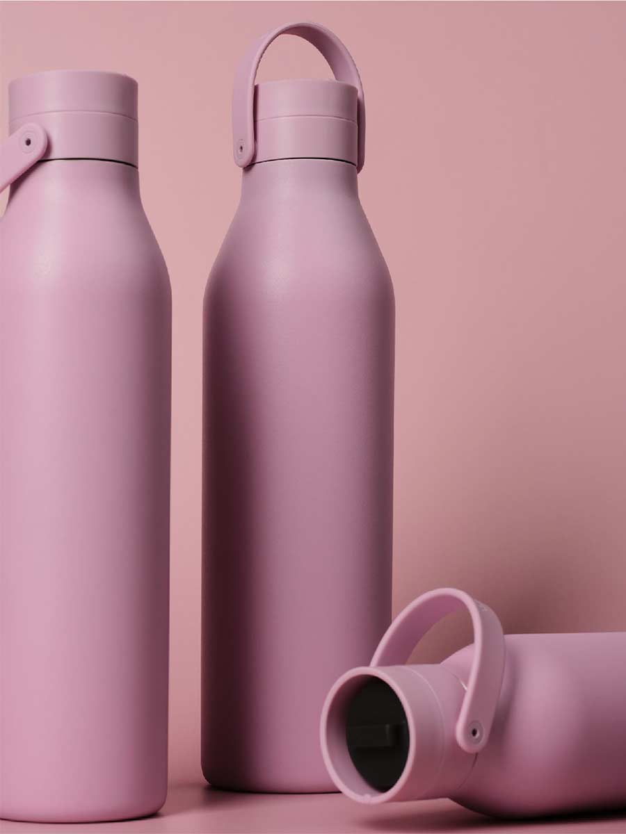 Circular&Co Reusable Water Bottle – Made From Recycled Stainless Steel - Dusk Pink