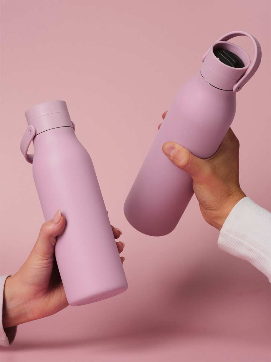 Circular&Co Reusable Water Bottle – Made From Recycled Stainless Steel - Dusk Pink
